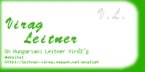 virag leitner business card